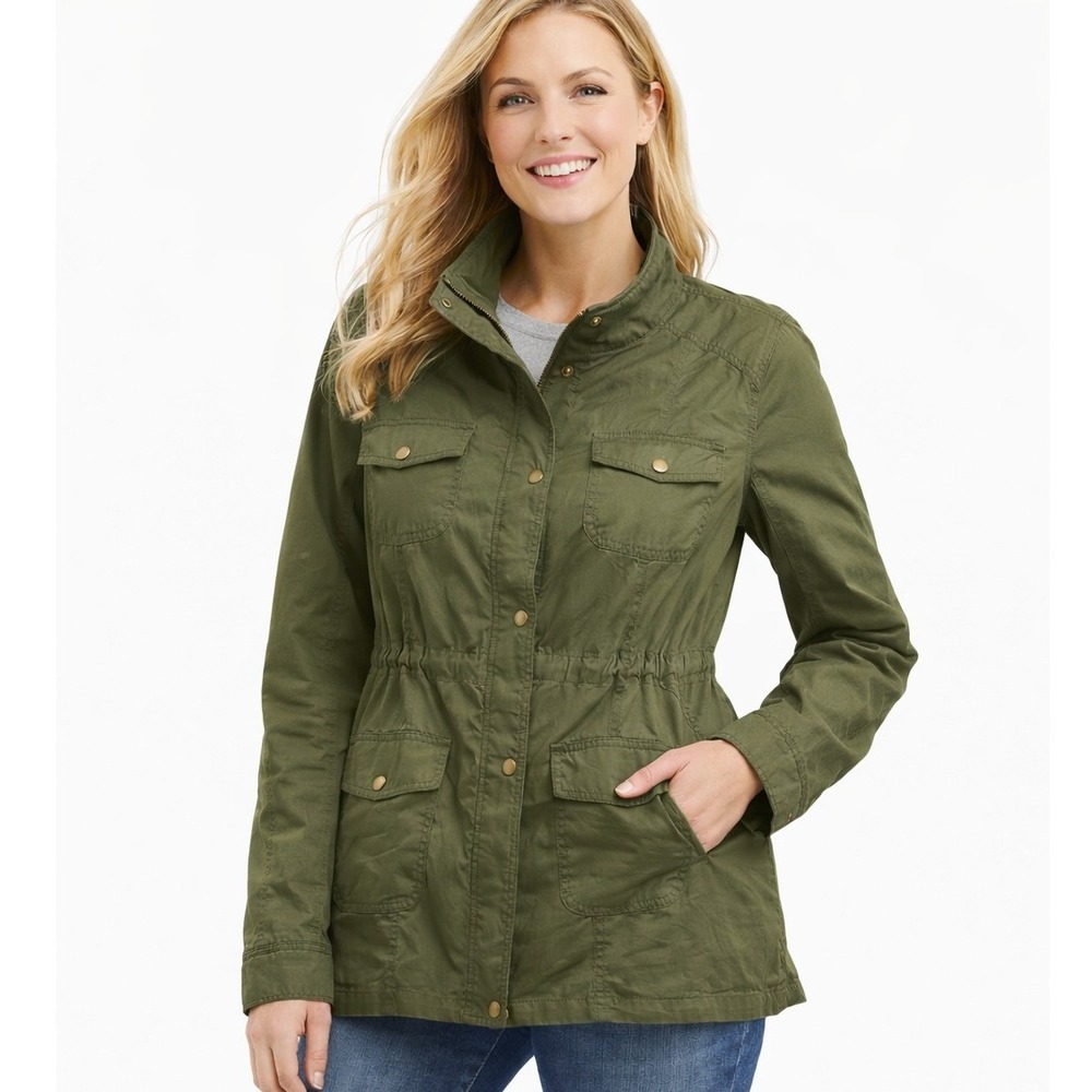 St. John's Bay Women's Jacket Structured Classic Outerwear Casual‎ Size 2X